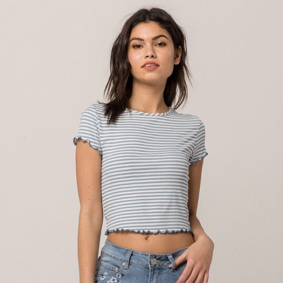 Tilly's Tops - Tilt Striped Tee